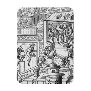 Magnet Flexible La menthe, après une gravure sur bois en 'De