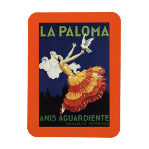 Magnet Flexible La Paloma - Anis Aguardiente Promotionnels