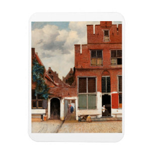 MAGNET FLEXIBLE "LA PETITE RUE" DE JOHANNES VERMEER