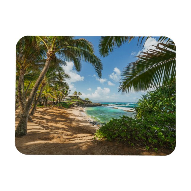Magnet Flexible La plage de Kuau Cove | Maui, Hawaii (Horizontal)