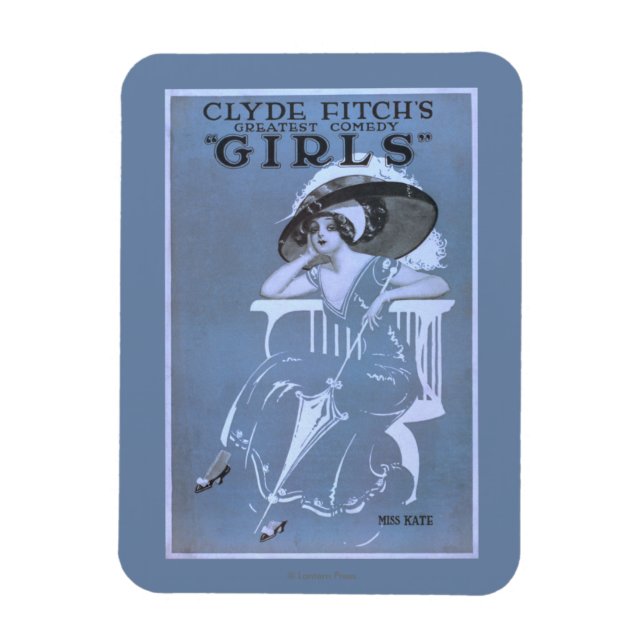 Magnet Flexible La plus grande comédie de Clyde Fitch, Théâtre "Gi (Vertical)