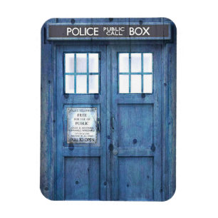 Magnet Flexible La police drôle téléphone la cabine téléphoni