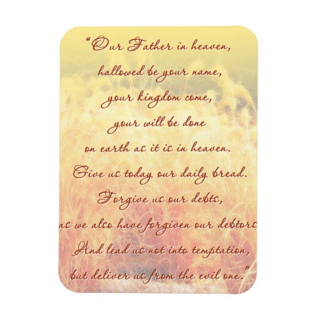 Magnet Flexible La prière du Seigneur (Vertical)