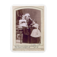 la reine Victoria (1819-1901) avec ses petits-enfa