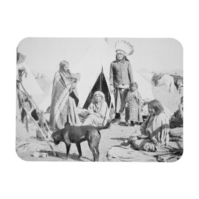 Magnet Flexible La réserve sioux de Pine Ridge, Dakota du Sud, (Horizontal)