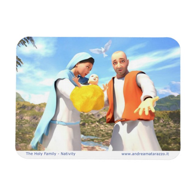Magnet Flexible La Sainte Famille - Nativité (Horizontal)