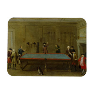 Magnet Flexible La salle de billard (huile sur la toile)
