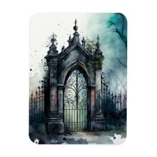 Magnet Flexible La série Porte de Cimetière Gothique Design 11