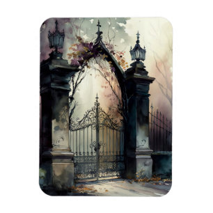 Magnet Flexible La série Porte de Cimetière Gothique Design 12