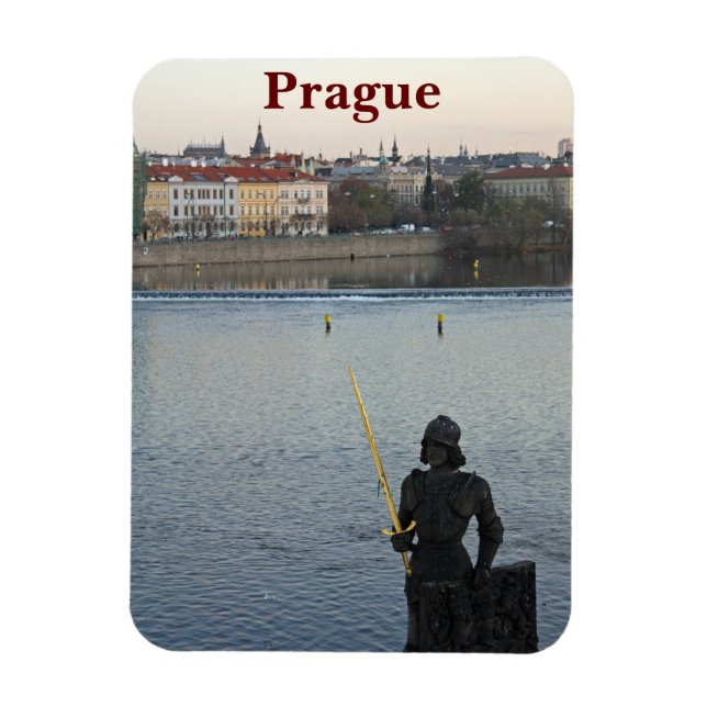 Magnet Flexible La statue de Prague (Vertical)