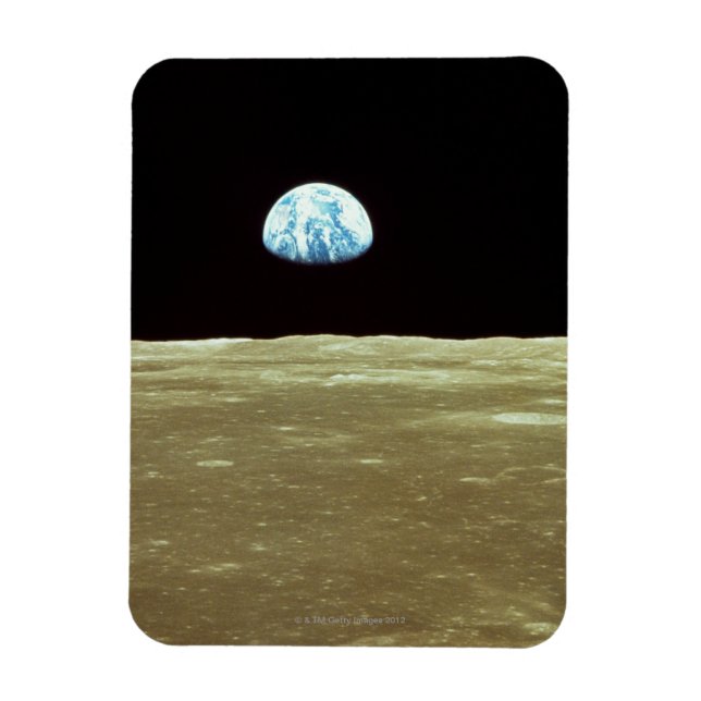 Magnet Flexible La Terre se lève sur la Lune (Vertical)