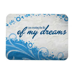 Magnet Flexible "La vie de mes rêves" Motivation