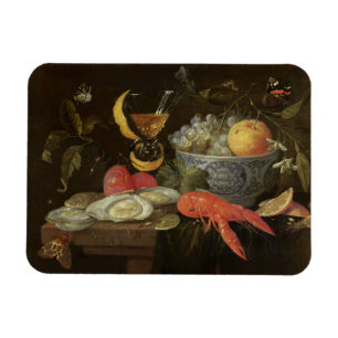 Magnet Flexible La vie toujours avec le fruit et les mollusques et
