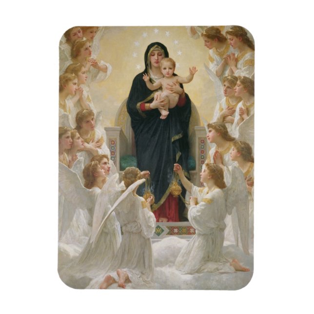 Magnet Flexible La Vierge aux anges, 1900 (Vertical)