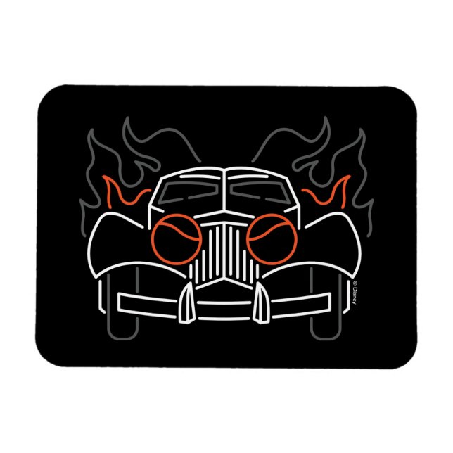 Magnet Flexible La voiture de Cruella De Vil (Horizontal)