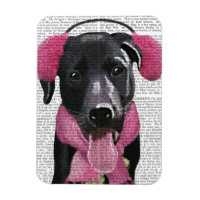 Labrador Noir Avec Bouteilles Oreilles