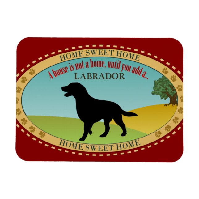 Magnet Flexible Labrador Retriever (Horizontal)