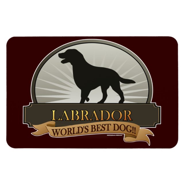 Magnet Flexible Labrador Retriever (Horizontal)