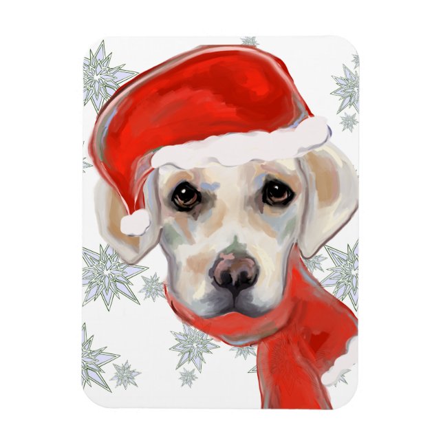 Magnet Flexible Labrador Retriever blanc (Vertical)