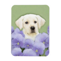 Labrador Retriever Puppy Painting Original Chien A