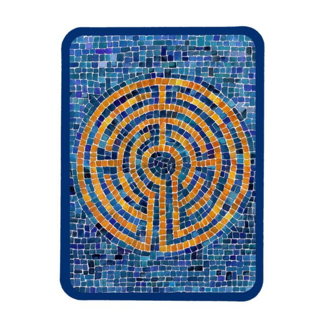 Magnet Flexible LABYRINTH IV 3x4 Aimant flexible - Bleu (Vertical)