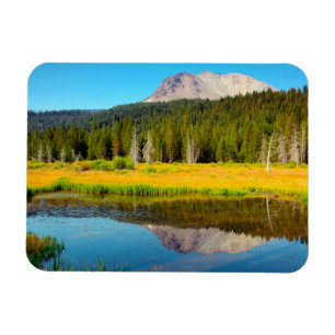 Magnet Flexible Lac Casquette Dans Le Parc National Volcanique De 