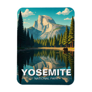 Magnet Flexible Lac dans le parc national de Yosemite Half Dome