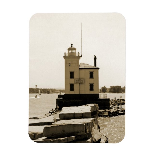 Magnet Flexible Lac Erie Lighthouse (Vertical)