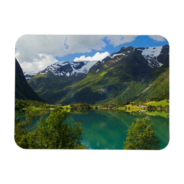 Magnet Flexible Lac Floen pittoresque, Norvège (Horizontal)