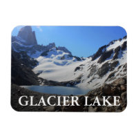 Lac Glacier Près Du Mont Fitz Roy