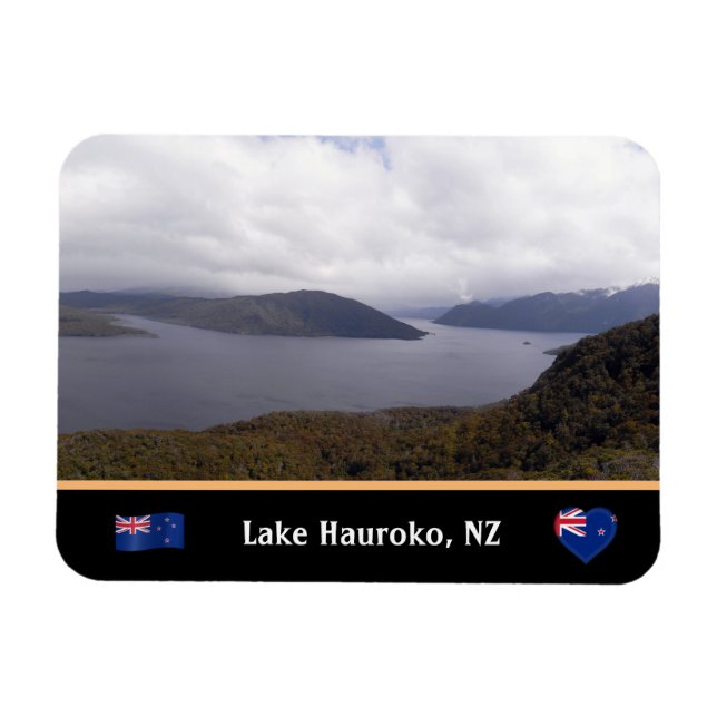 Magnet Flexible Lac Hauroko Panorama & Nouvelle-Zélande /part.2 (Horizontal)