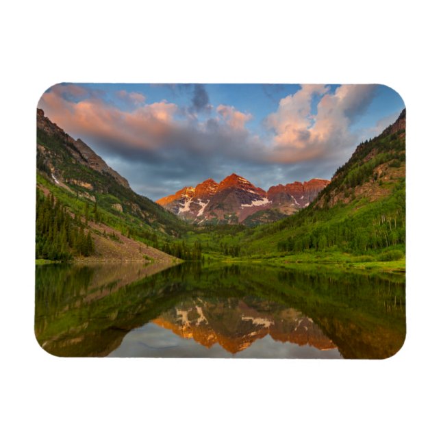 Magnet Flexible Lac Maroon Bells (Horizontal)