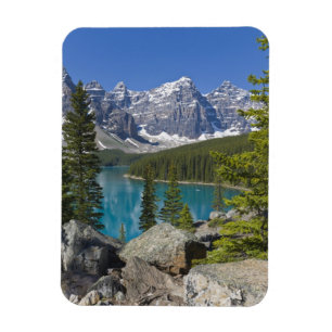 Magnet Flexible Lac Moraine, Rocheuses canadiennes, Alberta, Canad