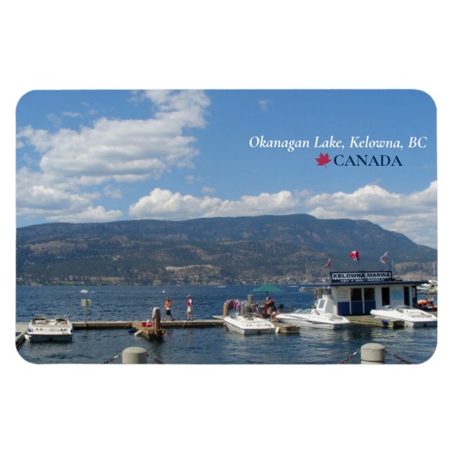 Magnet Flexible ©Lac Okanagan, Marina Kelowna, C.-B. Canada (Horizontal)