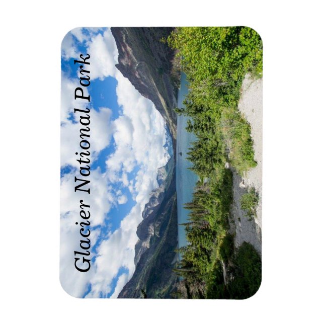 Magnet Flexible Lac St Mary, Parc national des Glaciers, Montana (Vertical)
