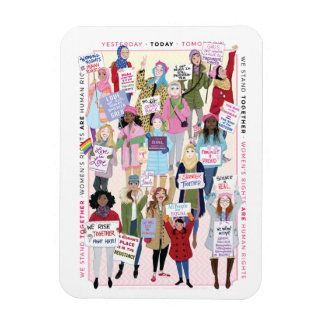 Magnet Flexible L'aimant de la marche des femmes