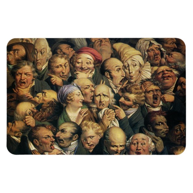 Magnet Flexible L'aimant des expressions de Daumier (Horizontal)