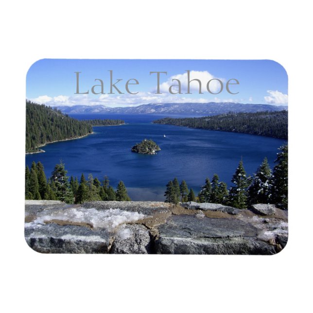 Magnet Flexible Lake Tahoe Emerald Bay Souvenir  (Horizontal)