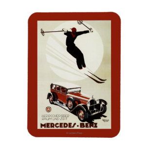 Magnet Flexible L'Allemagne - sauter de skieur