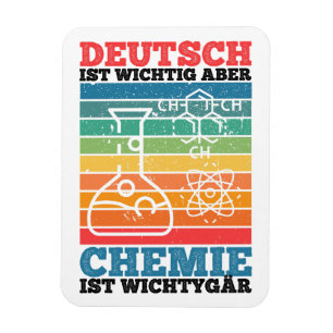 Magnet Flexible L'Allemand Est Important, Mais La Chimie Est Impor