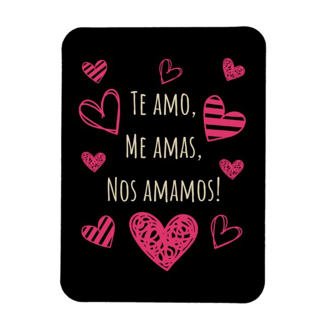MAGNET FLEXIBLE L'AMO ME AMAS NOS AMAMOS (Vertical)