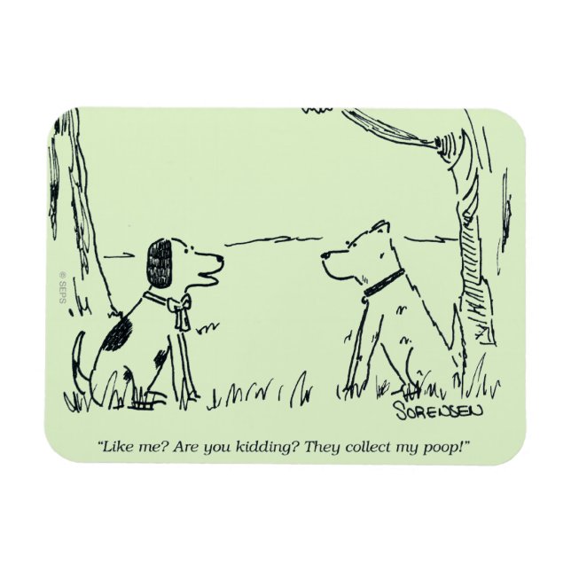 Magnet Flexible L'amour du chien (Horizontal)