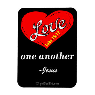 Magnet Flexible L'amour entre nous gotGod316.com Jésus