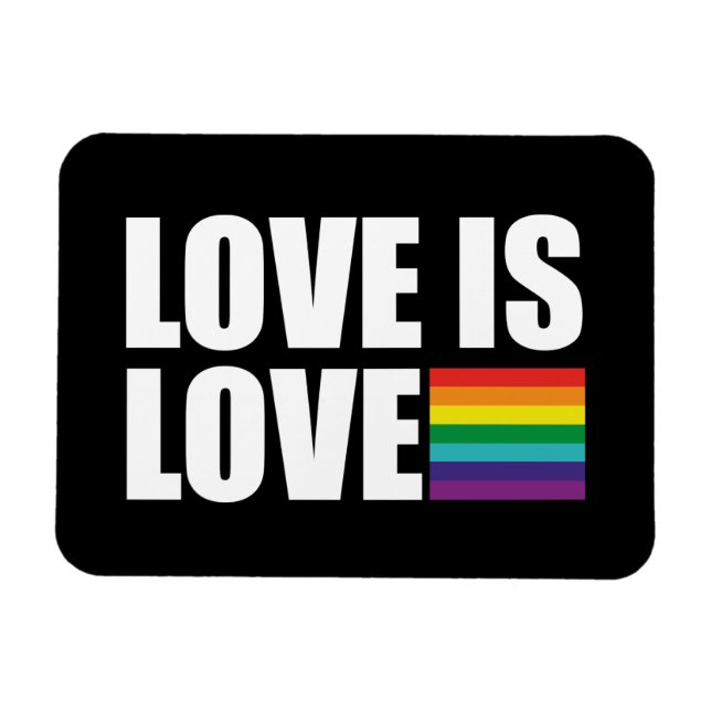 Magnet Flexible L'amour est l'amour (Horizontal)