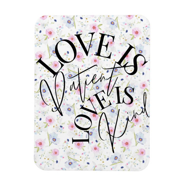 Magnet Flexible L'amour est patient, l'amour est gentil (Vertical)