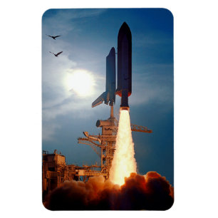 Magnet Flexible Lancement de la navette spatiale Discovery par la