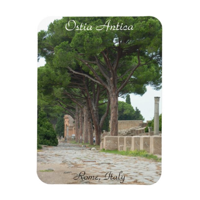 Magnet Flexible L'ancienne route d'Ostia Antica (Vertical)