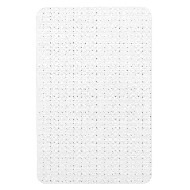 Magnet Flexible Langue, Blanc vert (Vertical)