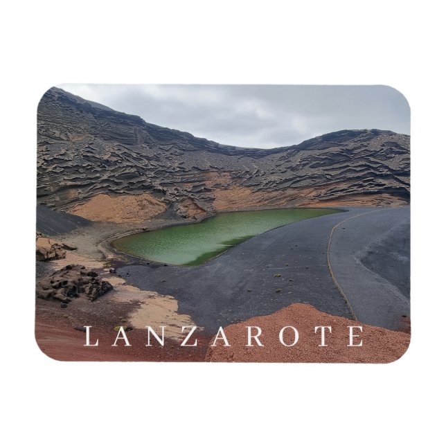 Magnet Flexible Lanzarote El Golfo voir aimant frigo (Horizontal)