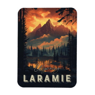 Magnet Flexible Laramie Wyoming Vintage
